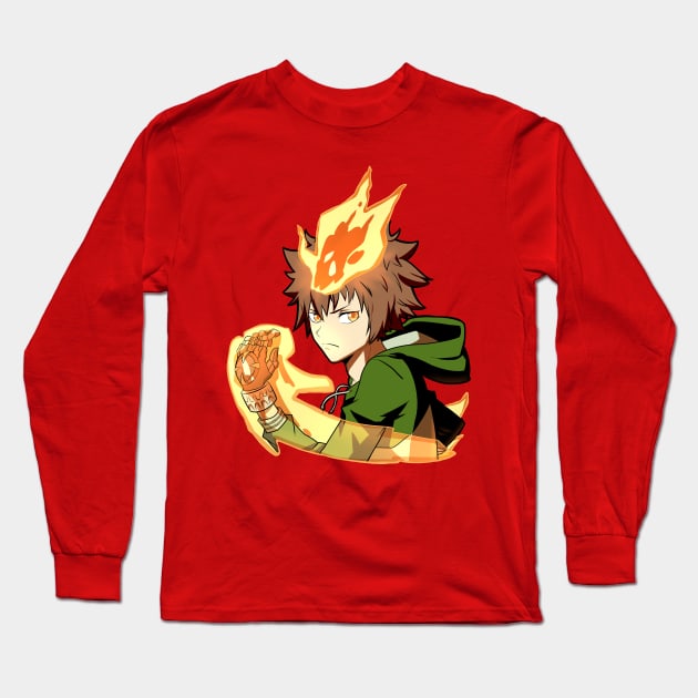 Tsunayoshi Sawada - Katekyo Hitman Reborn Long Sleeve T-Shirt by MangaXai